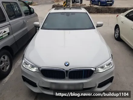 [BMW 5시리즈 루프스킨] BMW 530I 검정 유광 루프스킨 필름 작업 / 전남 순천
