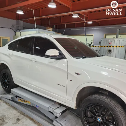 부산 bmw x4 유광블랙 도색은 부산휠과 상의하세요 / 부산 금정, 북구, 동래, 기장, 양산