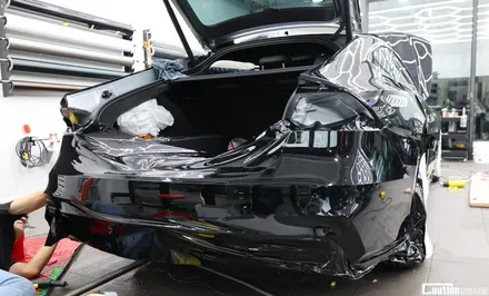 탑폴리에 블랙 풀 래핑 / 아우디S7 AUDI S7 / 과천시 주암동