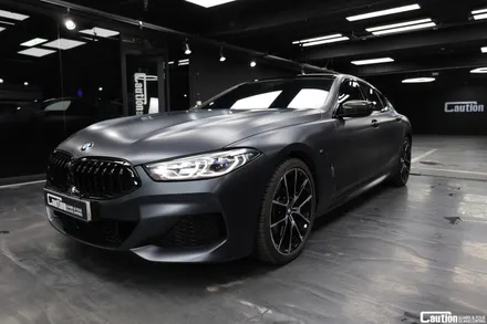 블루에서 KPMF 무광 마그네틱 블랙 / BMW 850i / 코션 래핑 / 과천시 주암동