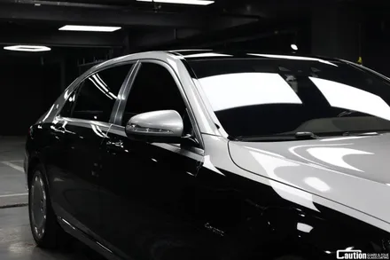 탑폴리에 실버 투톤랩핑  / 마이바흐 S560 /마이바흐 듀오톤 / 과천시 주암동