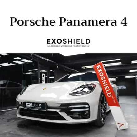 포르쉐 파나메라 4 하이브리드 / 엑소쉴드 ExoShield / 윈드쉴드 보호필름 / 과천시 주암동