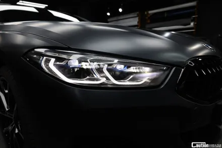 블루에서 KPMF 무광 마그네틱 블랙 / BMW 850i / 코션 래핑 / 과천시 주암동