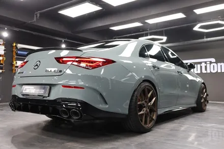 벤츠 CLA45S AMG 전면유리 보호  /  엑소쉴드 GT3  /앞 유리보호 필름 / 과천시 주암동