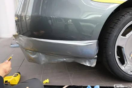 마이바흐 S580 실버 듀오톤 / 탑폴리에 실버 투톤 / 코치라인 랩핑 / 코션 본사 / 과천시 주암동