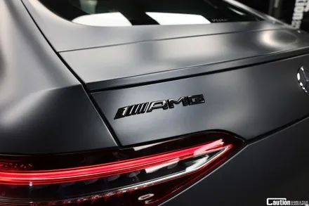 화이트에서 KPMF 무광 마그네틱 블랙 랩핑 / 벤츠 GT43 AMG / 코션랩핑 / 과천시 주암동