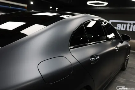 그레이에서 KPMF 무광 마그네틱 블랙 랩핑 / 벤츠 CLS53 AMG / 랩핑 가격 / 과천시 주암동