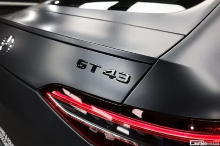화이트에서 KPMF 무광 마그네틱 블랙 랩핑 / 벤츠 GT43 AMG / 코션랩핑 / 과천시 주암동