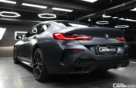 블루에서 KPMF 무광 마그네틱 블랙 / BMW 850i / 코션 래핑 / 과천시 주암동