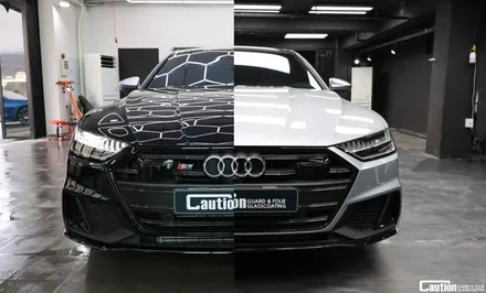 탑폴리에 블랙 풀 래핑 / 아우디S7 AUDI S7 / 과천시 주암동