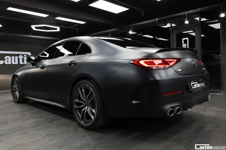 그레이에서 KPMF 무광 마그네틱 블랙 랩핑 / 벤츠 CLS53 AMG / 랩핑 가격 / 과천시 주암동