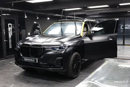 BMW X7 앞유리 보호 하기 위해 엑소쉴드GT3 윈드쉴드와 PPF 시공을 함께 / 과천시 주암동