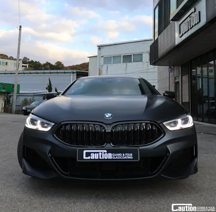 블루에서 KPMF 무광 마그네틱 블랙 / BMW 850i / 코션 래핑 / 과천시 주암동