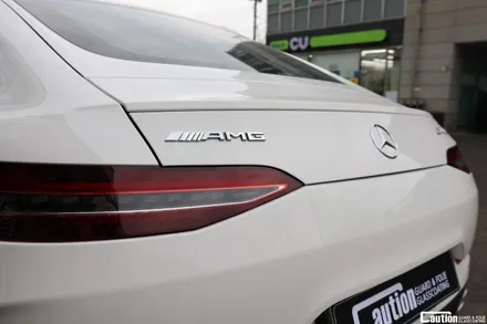 화이트에서 KPMF 무광 마그네틱 블랙 랩핑 / 벤츠 GT43 AMG / 코션랩핑 / 과천시 주암동