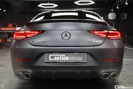 그레이에서 KPMF 무광 마그네틱 블랙 랩핑 / 벤츠 CLS53 AMG / 랩핑 가격 / 과천시 주암동