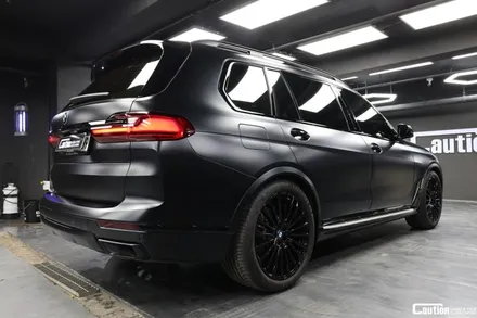 BMW X7의 무광 PPF 풀시공과 탑폴리에블랙 크롬딜리트로 프로즌블랙 에디션 완성하기 / 과천시 주암동