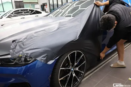 블루에서 KPMF 무광 마그네틱 블랙 / BMW 850i / 코션 래핑 / 과천시 주암동