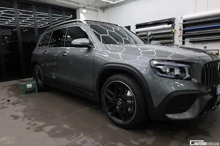 크롬 커버(크롬딜리트)탑폴리에 유광 무광  블랙 /   벤츠 GLB35 AMG / 과천시 주암동