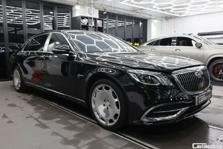 탑폴리에 실버 투톤랩핑  / 마이바흐 S560 /마이바흐 듀오톤 / 과천시 주암동