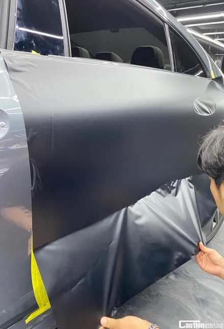 무광 블랙 래핑 KPMF MATT BLACK _  벤츠 CLS 53 AMG   MERCEDES BENZ   CLS 53 AMG / 과천시 주암동