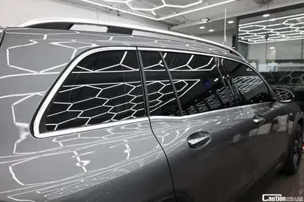 크롬 커버(크롬딜리트)탑폴리에 유광 무광  블랙 /   벤츠 GLB35 AMG / 과천시 주암동