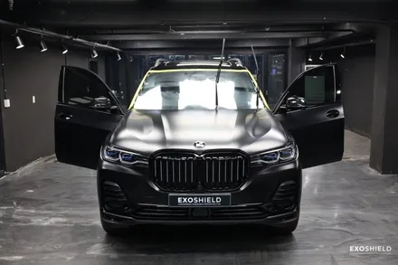 BMW X7 앞유리 보호 하기 위해 엑소쉴드GT3 윈드쉴드와 PPF 시공을 함께 / 과천시 주암동