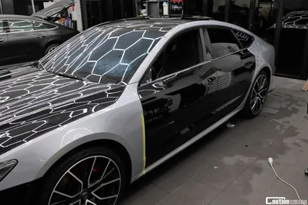 탑폴리에 블랙 풀 래핑 / 아우디S7 AUDI S7 / 과천시 주암동