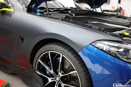 블루에서 KPMF 무광 마그네틱 블랙 / BMW 850i / 코션 래핑 / 과천시 주암동