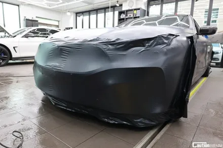 블루에서 KPMF 무광 마그네틱 블랙 / BMW 850i / 코션 래핑 / 과천시 주암동