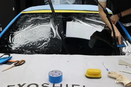 재규어 XE P300 / 엑소쉴드 ExoShield / 윈드 실드 / 과천시 주암동