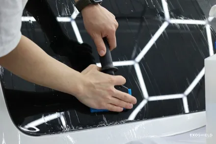 벤츠 G63 amg  전면 유리 보호  /  엑소쉴드 GT3 / 윈드쉴드 보호필름  / 지바겐 앞유리 보호필름 / 과천시 주암동