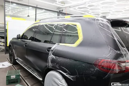 BMW X7의 무광 PPF 풀시공과 탑폴리에블랙 크롬딜리트로 프로즌블랙 에디션 완성하기 / 과천시 주암동