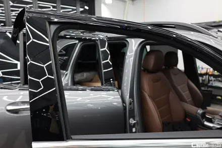 크롬 커버(크롬딜리트)탑폴리에 유광 무광  블랙 /   벤츠 GLB35 AMG / 과천시 주암동