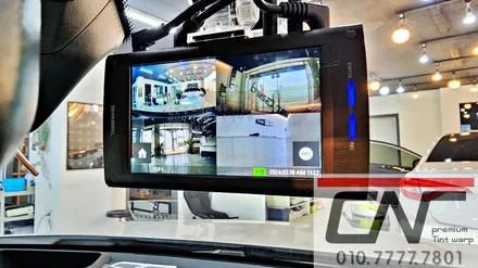 BMW 6GT 아이나비 QXD 메가플러스 4CH 블랙박스와 보조배터리 / 대전 서구