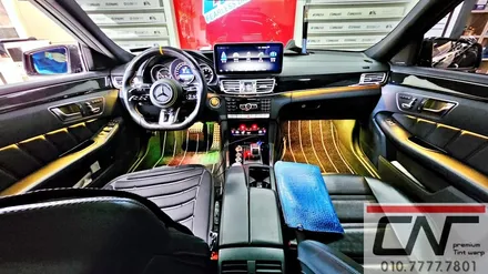 W212 E63amg 화사하고 감성돋는 실내 대전 RGB엠비언트 시공기 / 대전 서구