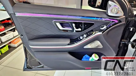 W223 벤츠 S500L 4D부메스터트위터 + 엑티브엠비언트 + 피아노트림 감성실내 완성시키기 // 대전카프리(CAF) / 대전 서구
