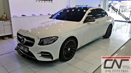 대전솔라가드프리미엄 * 벤츠 W213 E300 빛바랜 필름 제거 후 솔라가드퀀텀 재시공기 / 대전 서구