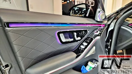 W223 벤츠 S500L 4D부메스터트위터 + 엑티브엠비언트 + 피아노트림 감성실내 완성시키기 // 대전카프리(CAF) / 대전 서구
