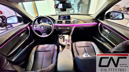 BMW F30 320d 대전엠비언트 시공으로 화려한 실내 만들기 / 대전 서구