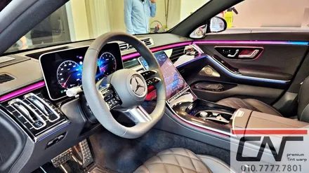 W223 벤츠 S500L 4D부메스터트위터 + 엑티브엠비언트 + 피아노트림 감성실내 완성시키기 // 대전카프리(CAF) / 대전 서구