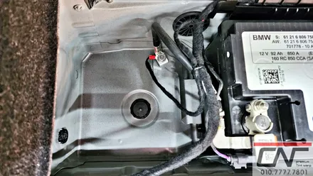 BMW530i 대전보조배터리 그리고 블랙박스 아이나비 QXD1 시공기_완벽한주차녹화 / 대전 서구
