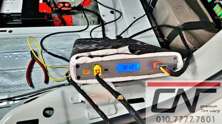 BMW440i컨버터블_아이나비 QXD1 그리고 케어셀CZ12A 보조배터리 아이나비커넥티드 대전 서구