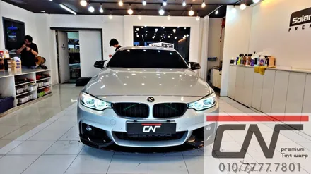 대전열차단썬팅 : BMW 435d 블락포디 비바스카이블루 / 대전 서구 가장동