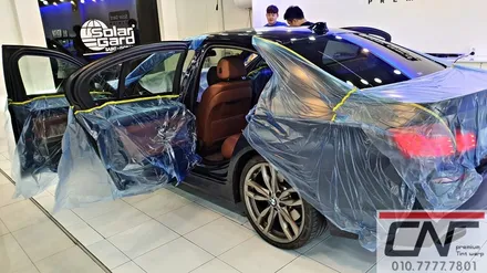 대전카멜레온썬팅 * BMW M550D 켈란CR의 아름다운 색상의 썬팅입히기 / 대전 서구