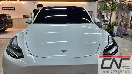 테슬라 모델Y 대전솔라가드프리미엄 티타늄으로 옷입히기 / 대전 서구