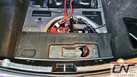 BMW M6 아이나비 QXD1 시공과 케어셀CZ12A 보조배터리 인스톨 / 대전 서구