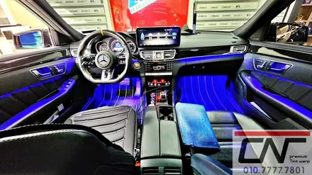 W212 E63amg 화사하고 감성돋는 실내 대전 RGB엠비언트 시공기 / 대전 서구