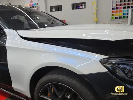 벤츠 S클래스 63AMG 전체랩핑 시공완료 수원랩핑 전문점 씨앤큐원 에서 / 수원 오목천동
