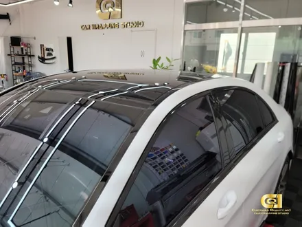 벤츠 S 63AMG 새틴화이트 전체랩핑 시공완료 수원랩핑 전문점 씨앤큐원에서 / 수원 오목천동