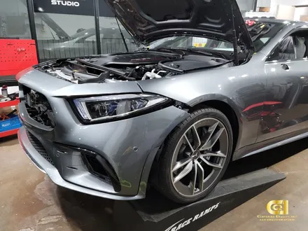 벤츠 CLS 53AMG 공구리 전체랩핑 시공 수원랩핑 전문점 씨앤큐원 에서! / 수원 오목천동